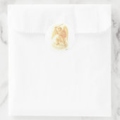 Archangel with Sword ラウンドシール (バッグ)