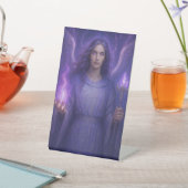Archangel Zadkiel - Guardian of the Violet Flame 台座サイン (インサイチュ)