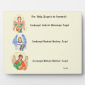 Archangels Gabriel, Raphael & Micheal フォトプラーク (正面)