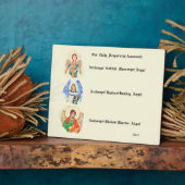 Archangels Gabriel, Raphael & Micheal フォトプラーク (側面)