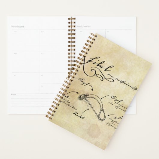 Archäologie Vintage Fibel Eisenzei プランナー手帳 (ディスプレー)