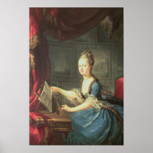Archduchess MarieアントワネットハプスブルクLothringen ポスター