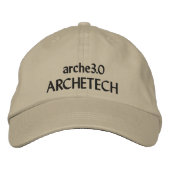 arche3.0 - Archetech Hat 刺繍入りキャップ (正面)