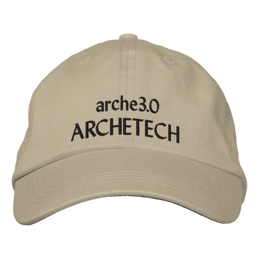 arche3.0 - Archetech Hat 刺繍入りキャップ (正面)