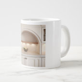 Arched Cabinetry Cutout ジャンボコーヒーマグカップ (正面右)