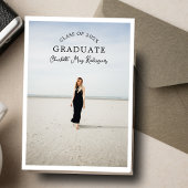 Arched Class Graduate Photo Invitation 招待状