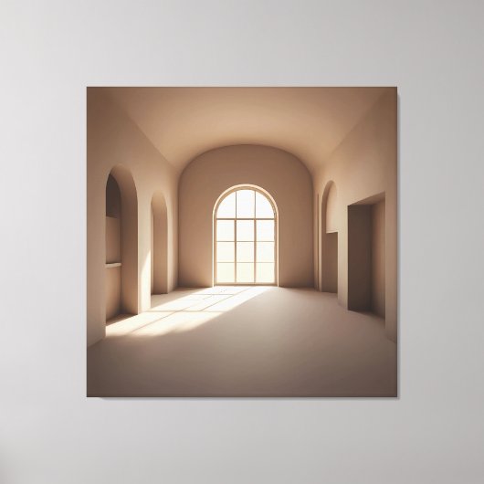 Arched Light Interior キャンバスプリント (正面)