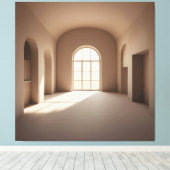 Arched Light Interior キャンバスプリント (インサイチュ (ウッドフロア))