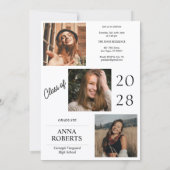 Arched Photo Graduation Invitation 招待状 (裏面)