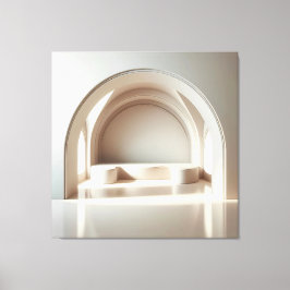 Arched Window Alcove キャンバスプリント