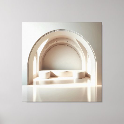 Arched Window Alcove キャンバスプリント (正面)