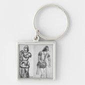 Archerおよびcrossbowman キーホルダー (正面)