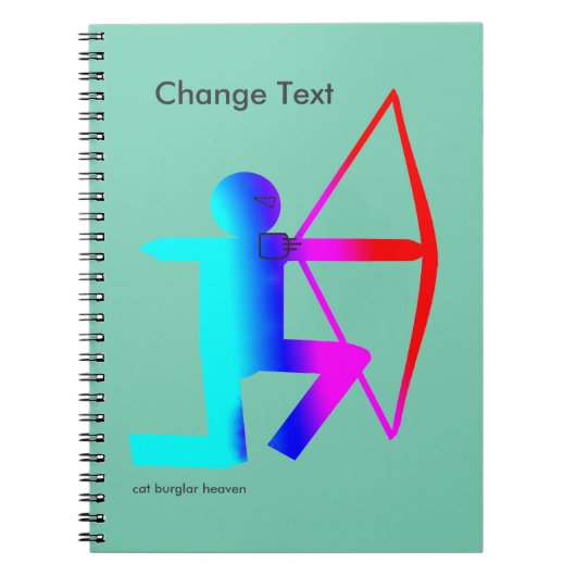 Archerのノート(色) ノートブック (正面)