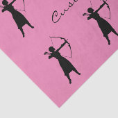 Archerの女性のシルエットThunder_Cove 薄葉紙 (詳細)