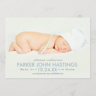 Archerの小さい矢の完全な裁ち切り誕生の発表 案内状