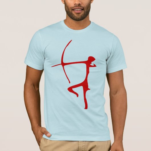 Archerの赤いTシャツ Tシャツ (正面)