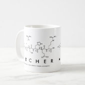 Archerペプチド名mug コーヒーマグカップ (正面左)