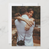 ARCHERミニマリスト日付保存招待状 招待状 (裏面)