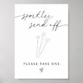 ARCHERミニマルなスパークルオフのサインを送信 ポスター (正面)