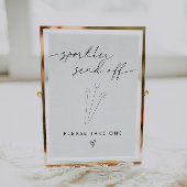 ARCHERミニマルなスパークルオフのサインを送信 ポスター