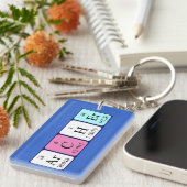 Archer周期表名キーリング キーホルダー (正面右)