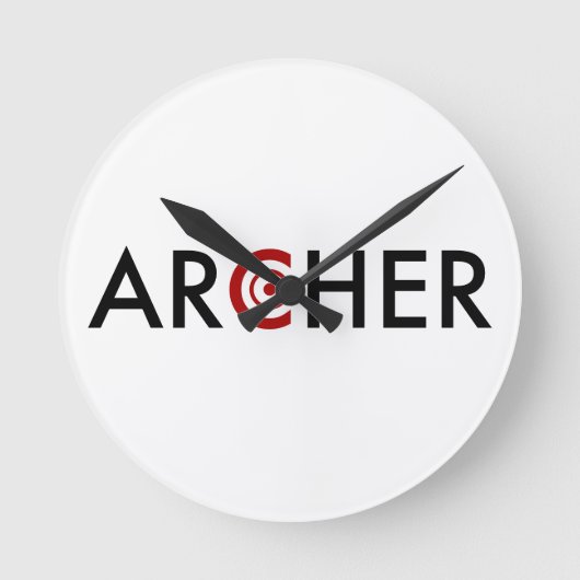 Archer ラウンド壁時計 (正面)
