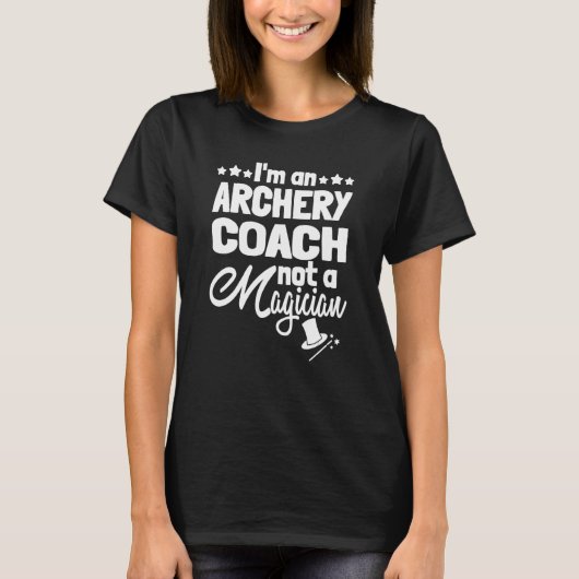 Archer Arrow Target   Bow Bowman Archery Coach Tシャツ (正面)
