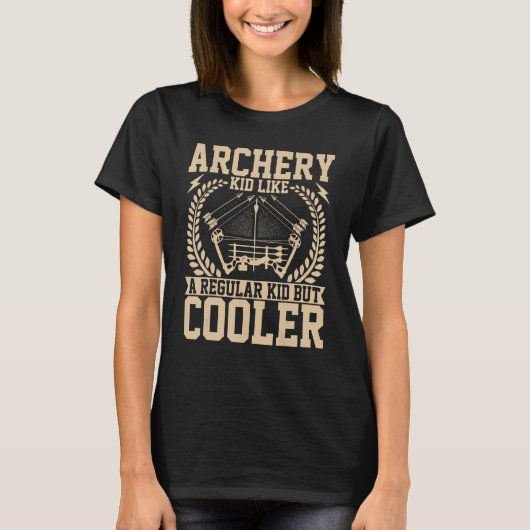 Archer Kid   Archery Kid Like a Regular Kid Crossb Tシャツ (正面)