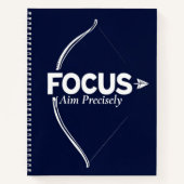 Archer's Focus | Metaphorical Aim & Precision Art ノートブック (正面)