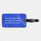 Archery - Archer and Target design ラゲッジタグ (裏面横)