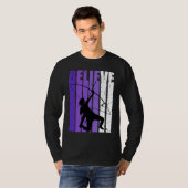 Archery Archer Believe Silhouette Colorful Purple Tシャツ (正面フル)
