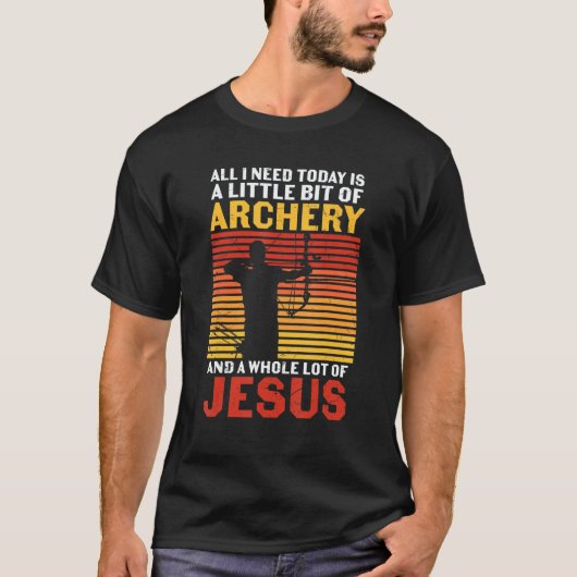 Archery Archers  Archery And A Whole Bunch Of Jesu Tシャツ (正面)