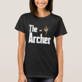 Archery  Arrow Men Shooting Club Bow Tシャツ (正面)