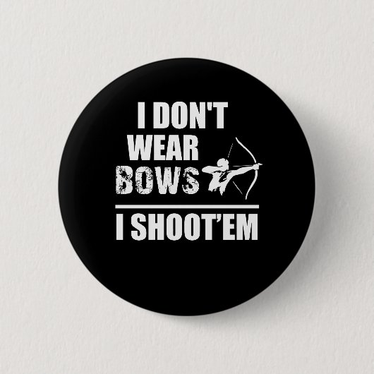 Archery Bogenschießen 缶バッジ (正面)