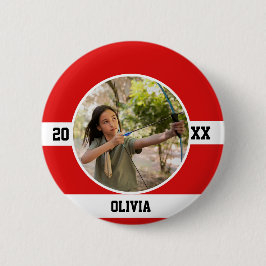 Archery Button Bow Sport Arrow Hunter Archer 缶バッジ