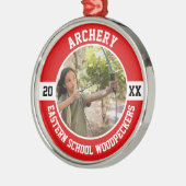 Archery Christmas メタルオーナメント (左)