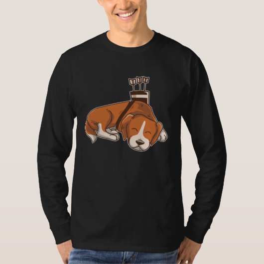 Archery Corgi Sleeping Dog Pet Hunter Kids Tシャツ (正面)