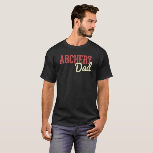 Archery Dad Bow And Arrow Fathers Day Archer Tシャツ (正面フル)