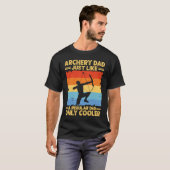 Archery Dad Funny Father's Day Archer Bow Hunter D Tシャツ (正面フル)