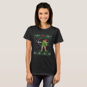 Archery Girl Elf Female Archer Ugly Christmas Bow  Tシャツ (正面フル)