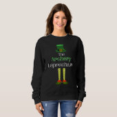 Archery Leprechaun Matching Family Group St. Patri スウェットシャツ (正面フル)