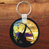 Archery Longbow patjila キーホルダー (正面)