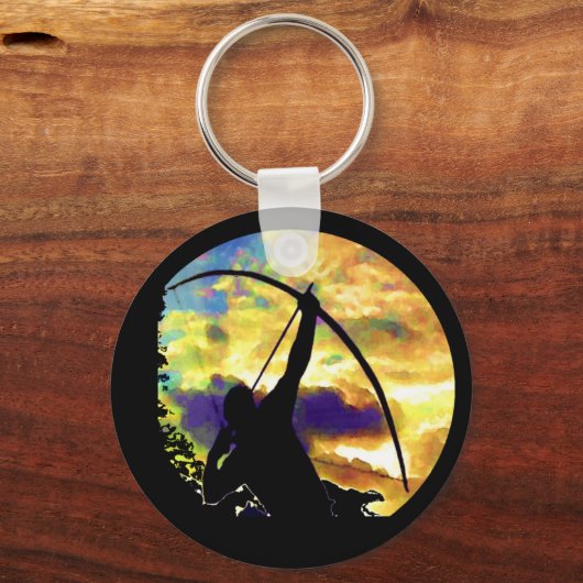 Archery Longbow patjila キーホルダー (正面)