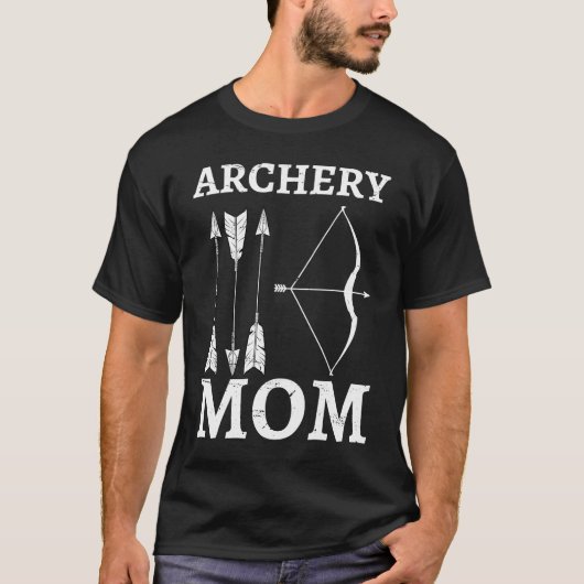 Archery Mom Archer Bow Arrow Mother's Day Sports   Tシャツ (正面)