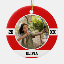 Archery Ornament Bow And Arrow Sport School Archer セラミックオーナメント