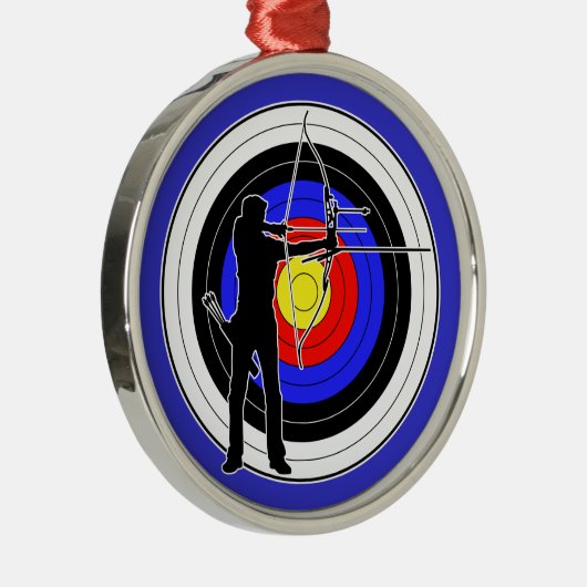 Archery & target 01 メタルオーナメント (右)