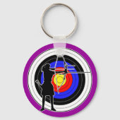 Archery & target 02 キーホルダー (正面)