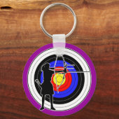 Archery & target 02 キーホルダー (正面)