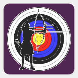 Archery & target 02 スクエアシール