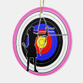 Archery & target 02 セラミックオーナメント (左)